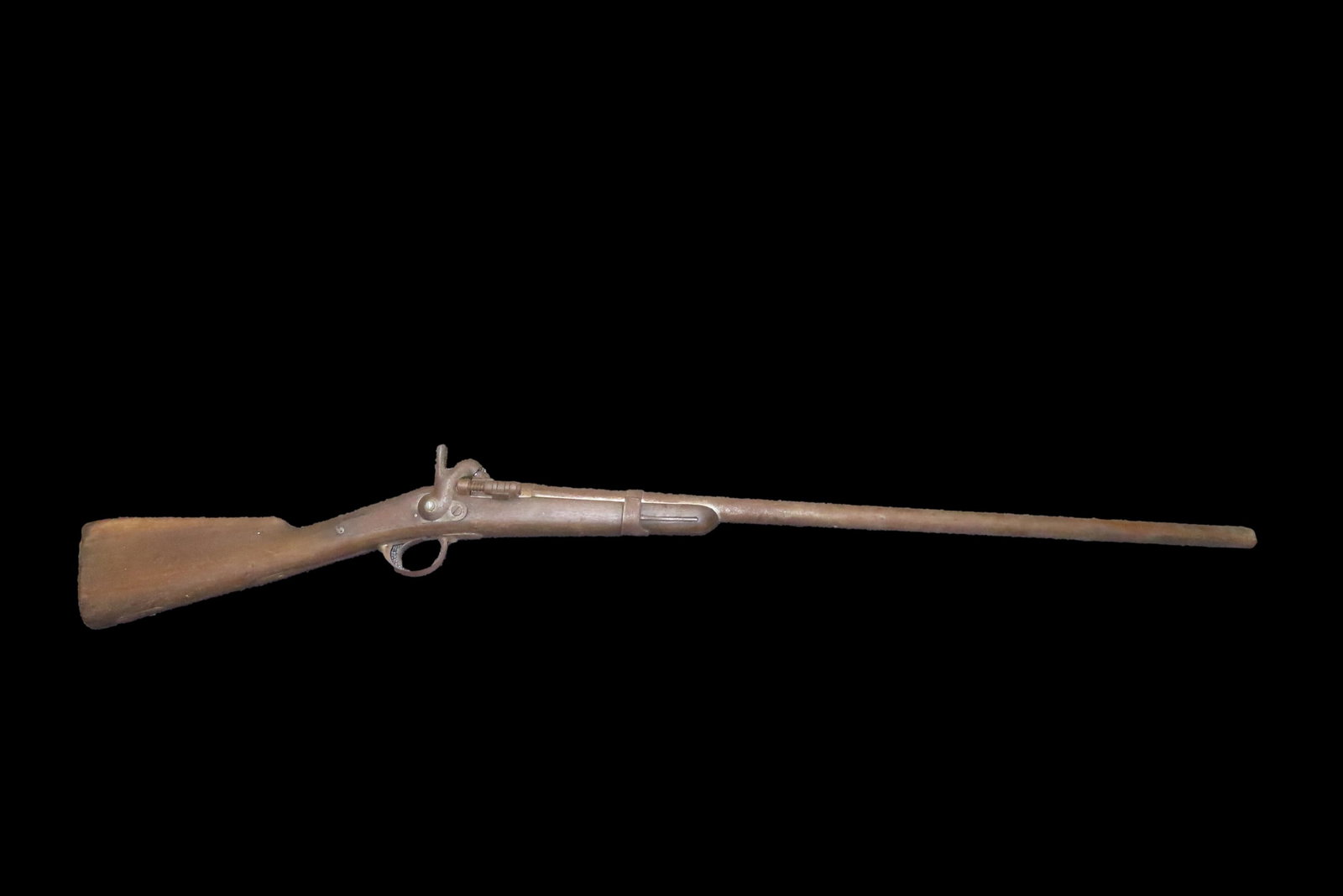 Original Civil War Era 1800's Breechloader Percussion Black Powder Rifle, 3/4" Inside Diameter: Original Civil War Era 1800's Breechloader Percussion Black Powder Rifle, 3/4" Inside Diameter Barrel, Minie Ball, Musket Ball, Mini Ball