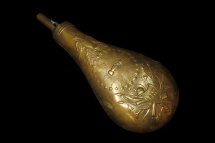 Original Civil War Era Powder Flask