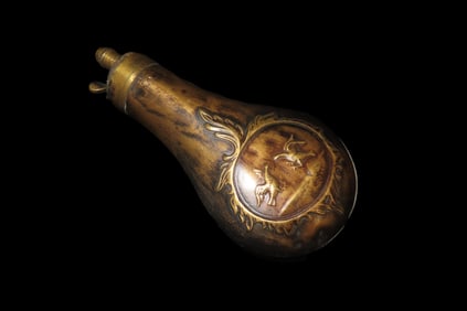 Original Civil War Era Powder Flask