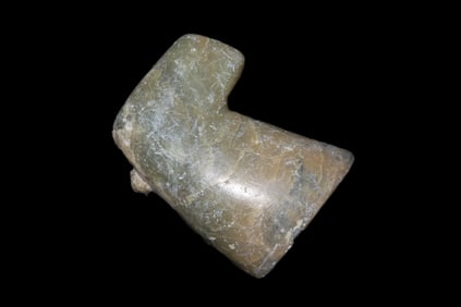 Nice Historic Era Elbow Pipe found in Northern Georgia, Colorful Example with Nice Polish