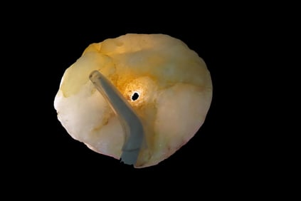 Large Drilled Quartz Bead / Pendant