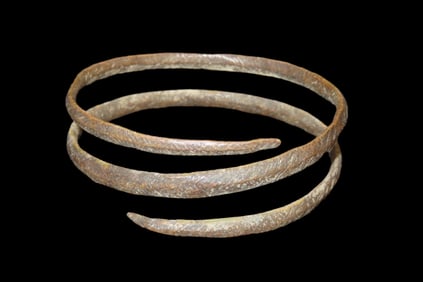 Large Ancient Roman Copper Bracelet