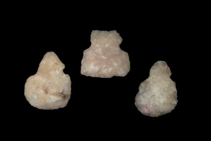 Lot of 3 Agate Notched Scrapers found in New Mexico