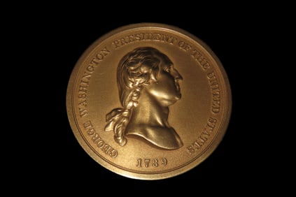 Vintage Large 3" George Washington Indian Peace Medal