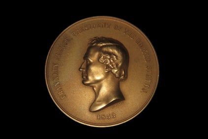 Vintage Large 3" Franklin Pierce Indian Peace Medal