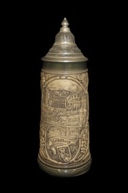 Large German Beer Stein, Nice Design