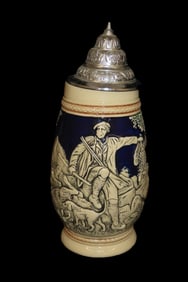 Large German Beer Stein, Nice Design