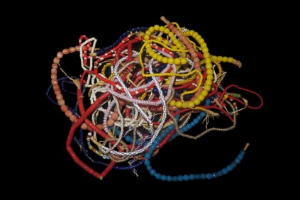 Large Lot of Trade Bead Necklaces