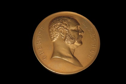 Vintage Large 3" Chester Arthur Indian Peace Medal