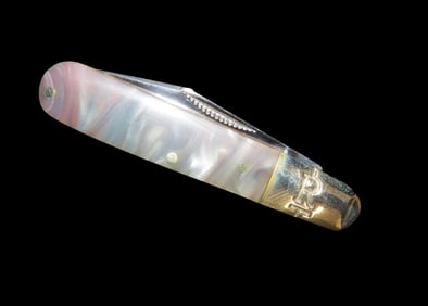 BRAND NEW Rough Ryder Pocket Knife, Purple Swirl, New In Box