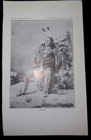 Lot of 3 Original 1906 Indian Prints, Pictures, Images.