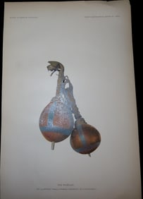 Original 1904 Pawnee Indian Print. The Rattles