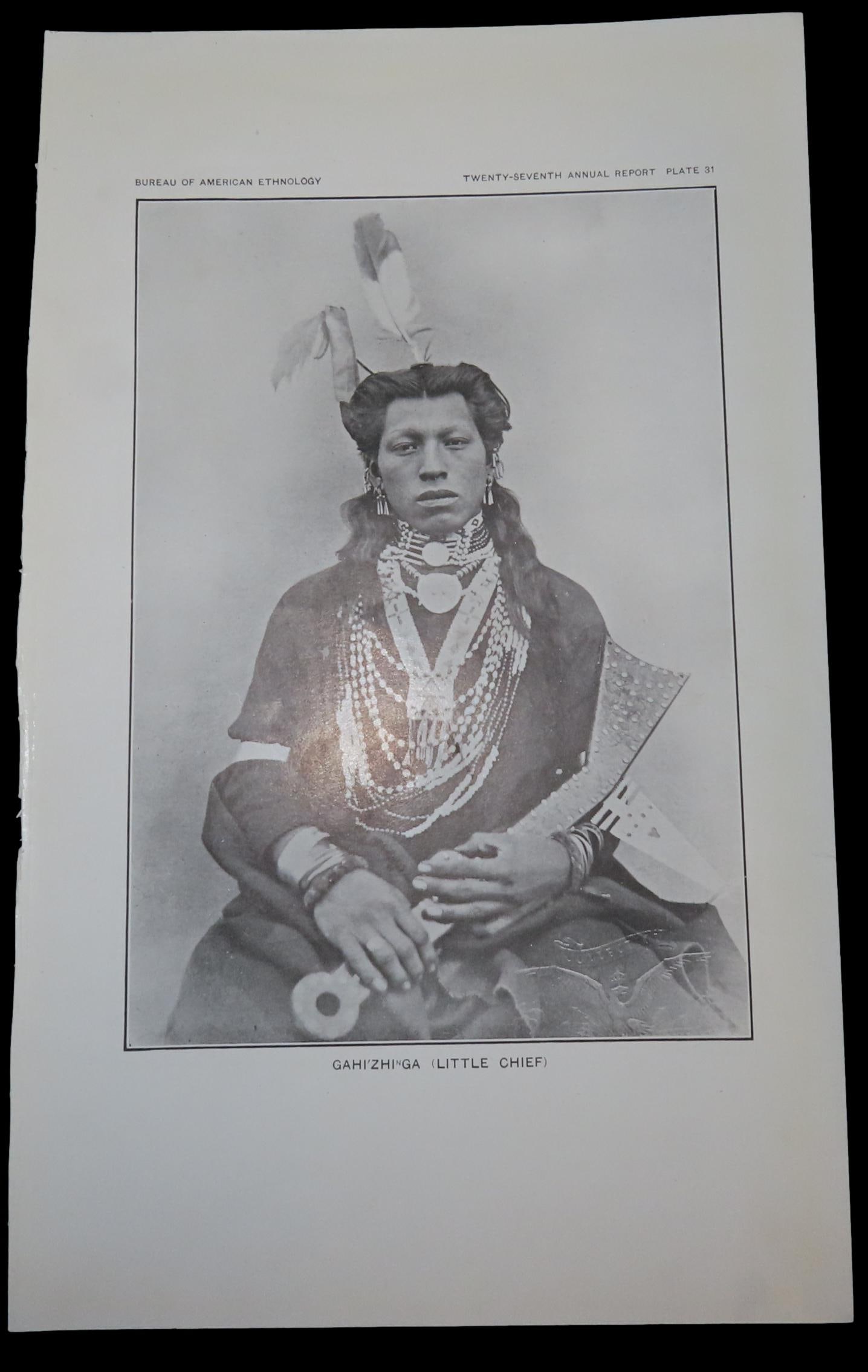 Lot of 5 Original 1906 Indian Prints, Pictures, Images.: Lot of 5 Original 1906 Indian Prints, Pictures, Images.