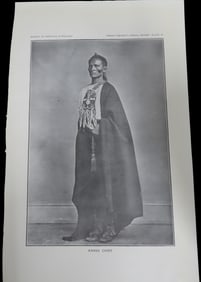 Lot of 3 Original 1906 Indian Prints, Pictures, Images. Standing Bear, Osage, Indian Chief