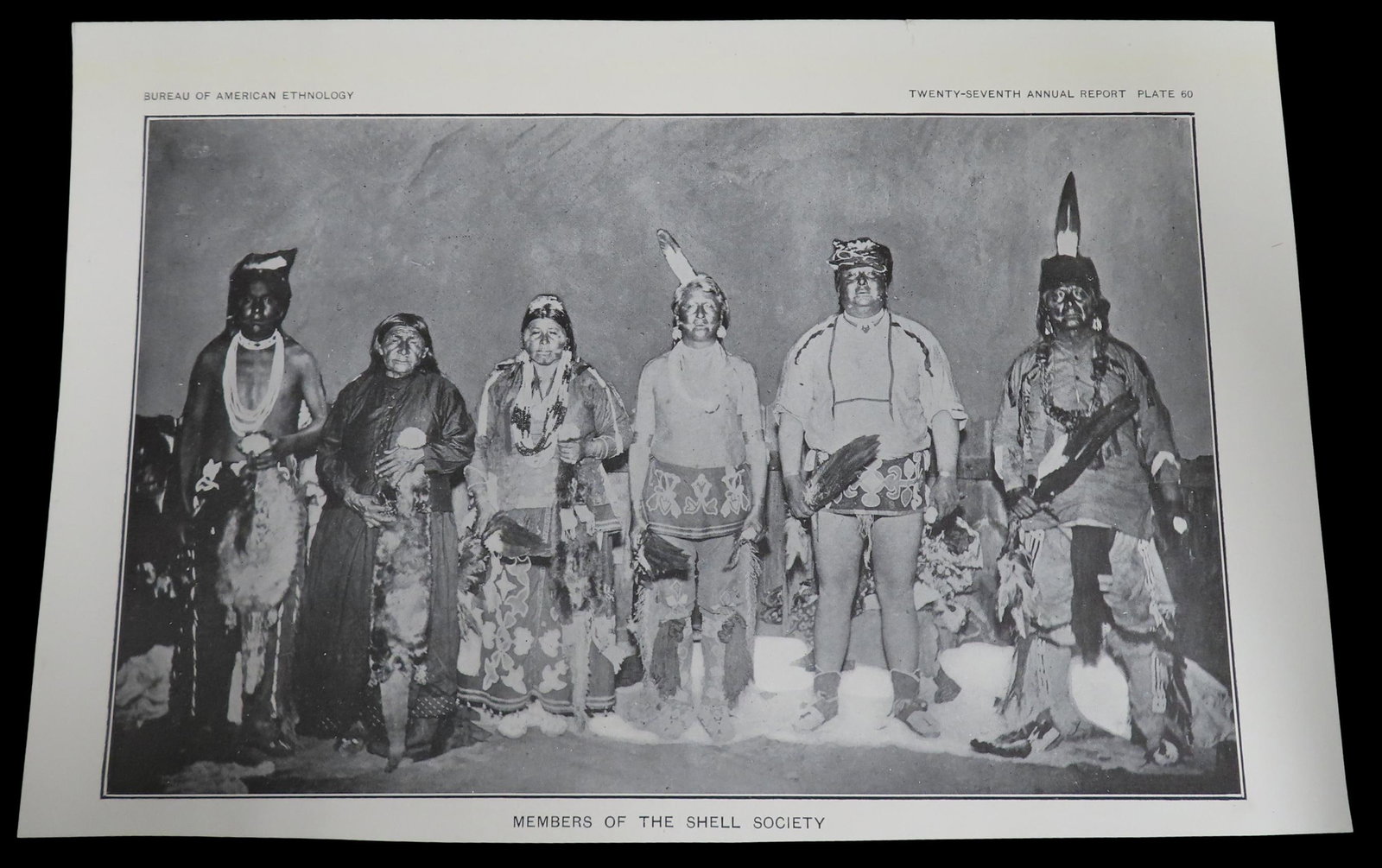 Lot of 5 Original 1906 Indian Prints, Pictures, Images. Members of the Shell Society: Lot of 5 Original 1906 Indian Prints, Pictures, Images. Members of the Shell Society