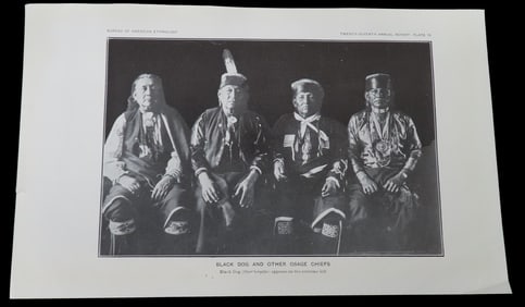 Lot of 6 Original 1906 Indian Prints, Pictures, Images.