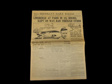 Historical 1927 Newspaper, Brooklyn Daily Eagle, Full Paper full of Historical Info, Pics, Adds,