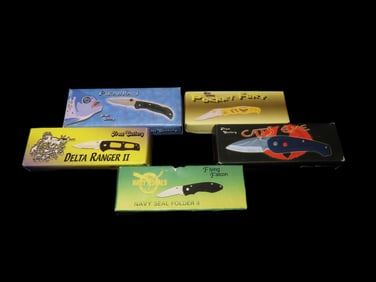 BRAND NEW Pocket Knife Lot, All New in Box, Frost Cutlery