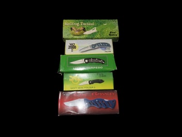 BRAND NEW Pocket Knife Lot, All New in Box, Frost Cutlery