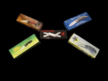 BRAND NEW Pocket Knife Lot, All New in Box, Frost Cutlery