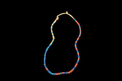 22" Colorful Trade Bead Necklace