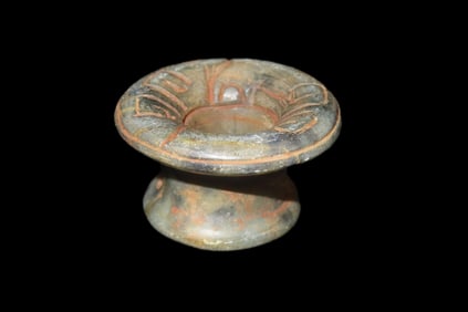 1 1/4" Pre Columbian Jadeite Ear Spool, Found in South America