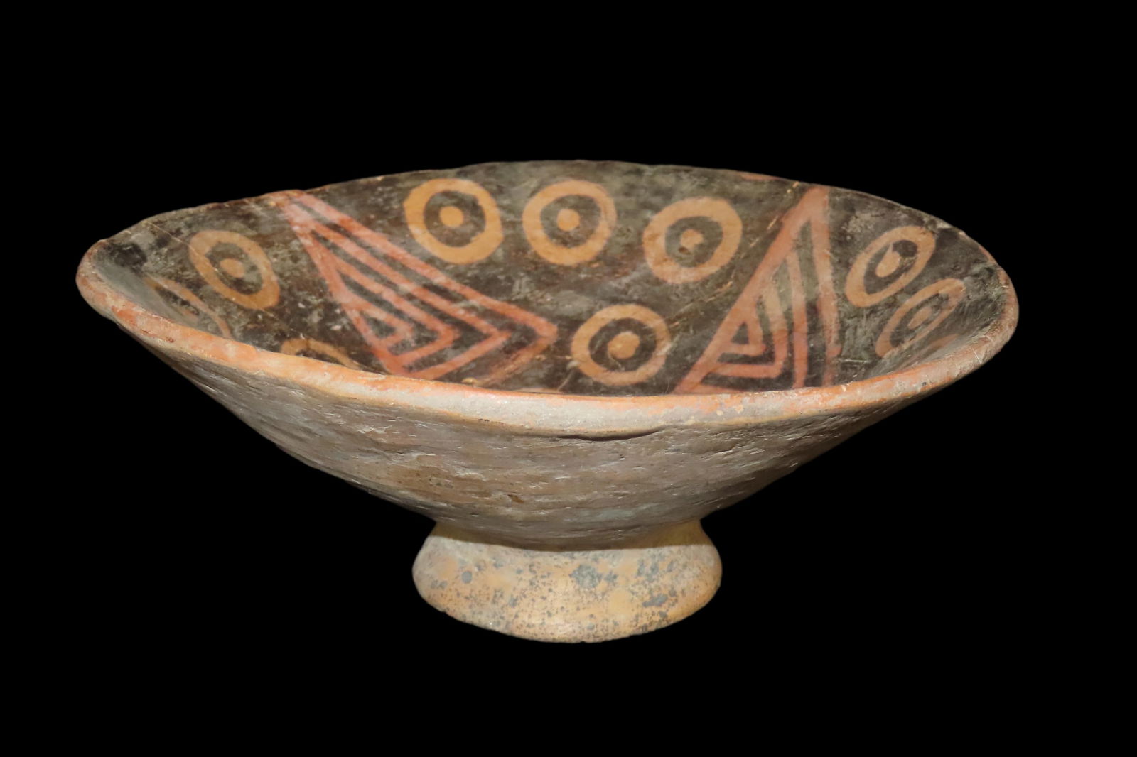 8 3/4" Pre Columbian Narino Pottery Bowl, From Columbia (1 of 6)