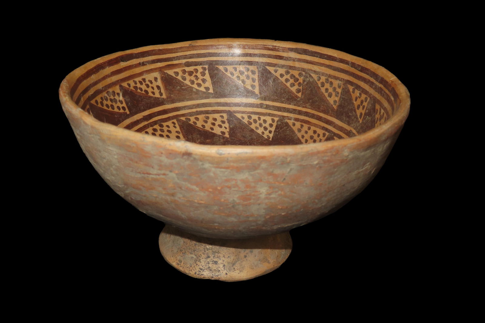 7" Pre Columbian Narino Pottery Bowl, From Columbia (1 of 6)