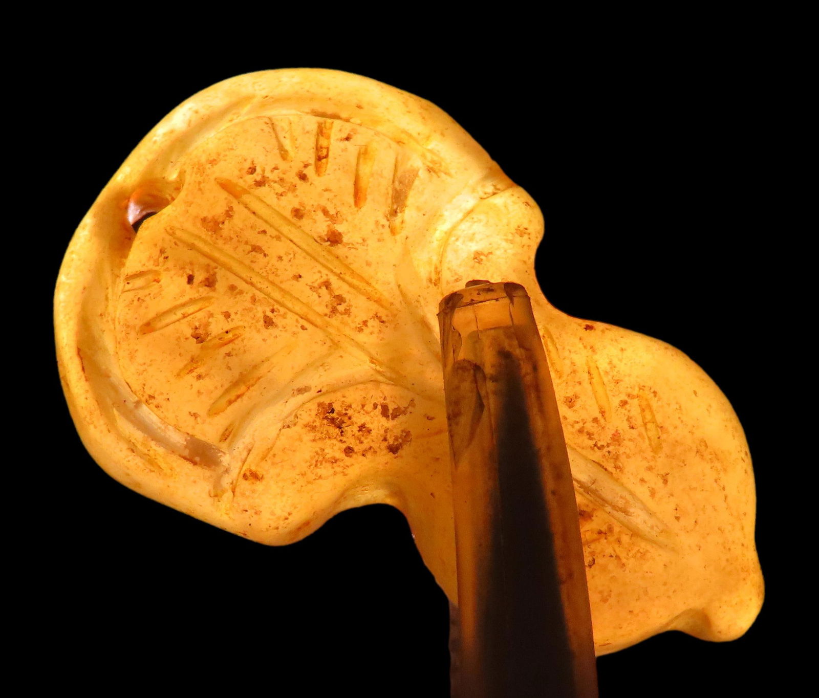 Antique Hongshan Jade Carving Pendant From China (1 of 7)