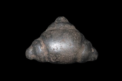 2" x 1 1/4" Pre-Columbian Hematite War Club Head, from Belize