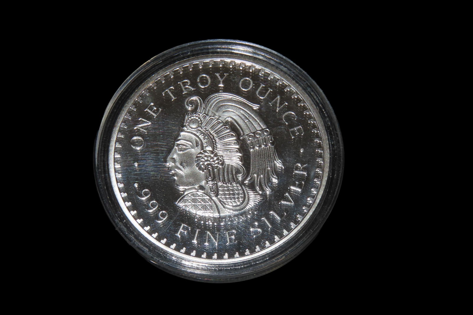 1 Troy oz. .999 Fine Silver Mayan Calendar Coin (1 of 4)