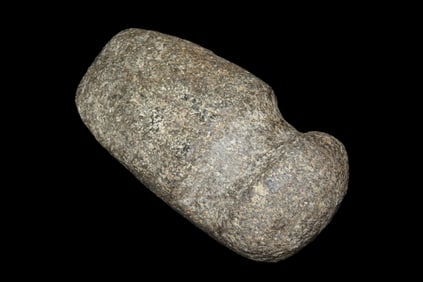 6 1/2" x 2 1/2" Slant Groove Axe, found Princeton, WI, Ex Bill Zamzow, Ex Bill Heuter Collections