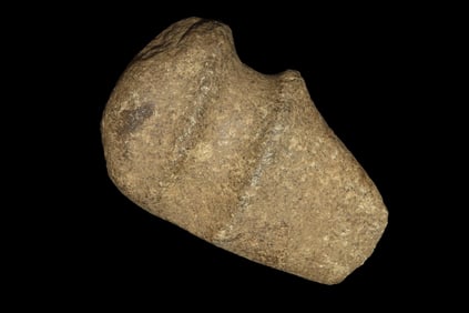 5" x 3 1/2" 3/4 Groove Axe, Town of Leon, Waushara Co., WI, Ex George Lawrence, Ex Bill Zamzow, Ex