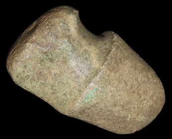 5" x 2 1/2" 3/4 Groove Axe, Illinois, Ex Bill Zamzow, Ex Bill Heuter Collections