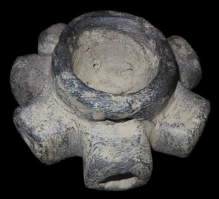 3 1/2" x 4" Friendship Pipe, Tennessee or Illinois, Ex Bill Heuter Collection