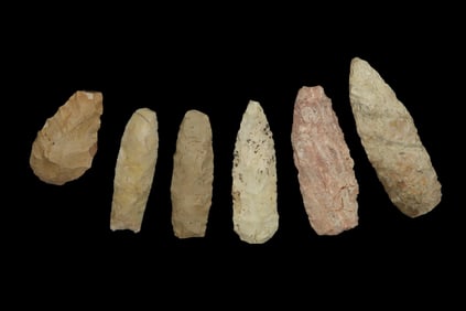 Group of 6 Wisconsin Blades, Ex Bill Heuter Collection