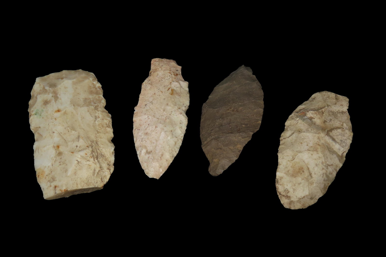 Group of 4 Blades, Wisconsin/Illinois, Ex Bill Heuter Collection (1 of 3)