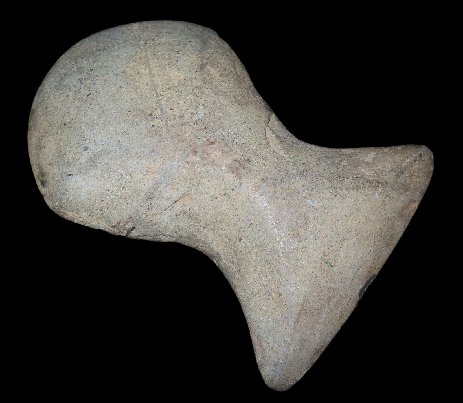 6 3/4" x 4 7/8" 6 5/8" x 7 1/4" Pre-Columbian Colorful Hardstone Votive(Ceremonial)Hand Axe, Motley (1 of 10)