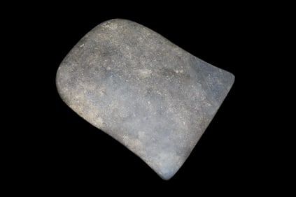 8 1/2" x 6" 6 5/8" x 7 1/4"  Pre-Columbian Colorful Hardstone Votive(Ceremonial)Hand Axe, Motley