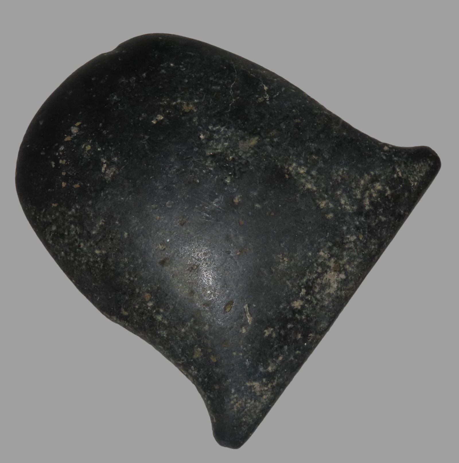 4 1/2" x 4 3/8" Pre-Columbian Colorful Hardstone Votive(Ceremonial)Hand Axe, Motley COA, from (1 of 9)