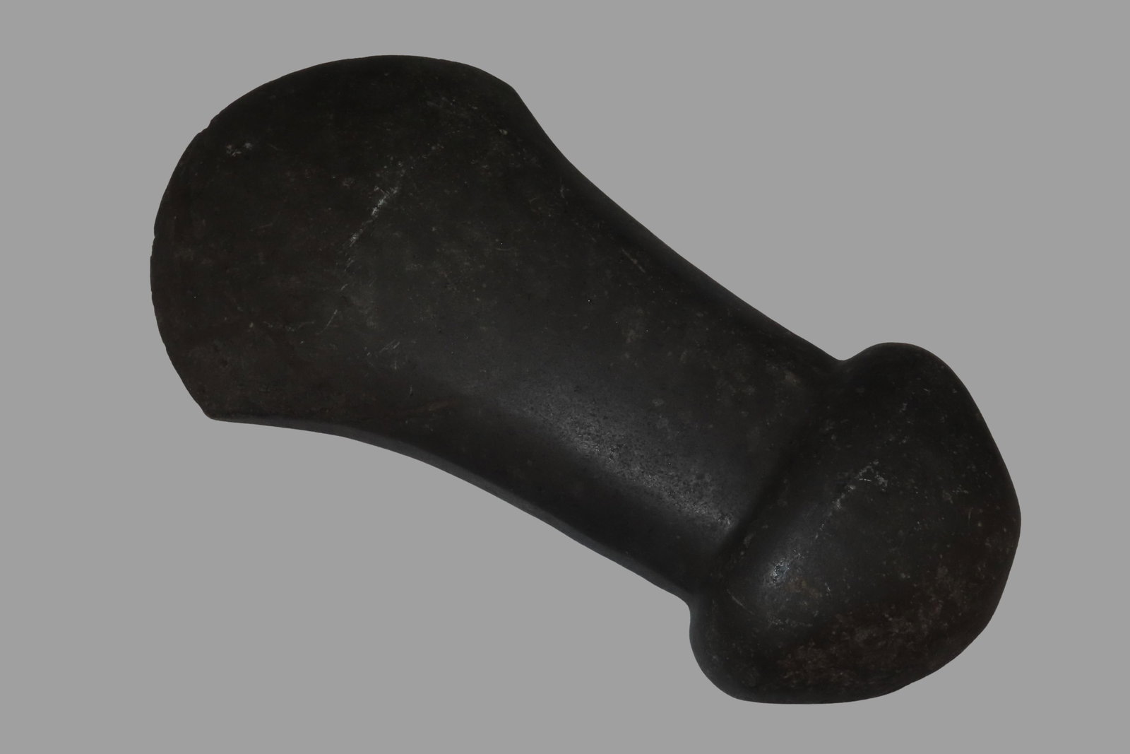 11 1/8" x 5 7/8" Pre-Columbian Colorful Hardstone Votive(Ceremonial)Hand Axe, Motley COA, from: 11 1/8" x 5 7/8" Pre-Columbian Colorful Hardstone Votive(Ceremonial)Hand Axe, Motley COA, from Ecuador, Valdivian Period, Ex Rich Atkins Collection