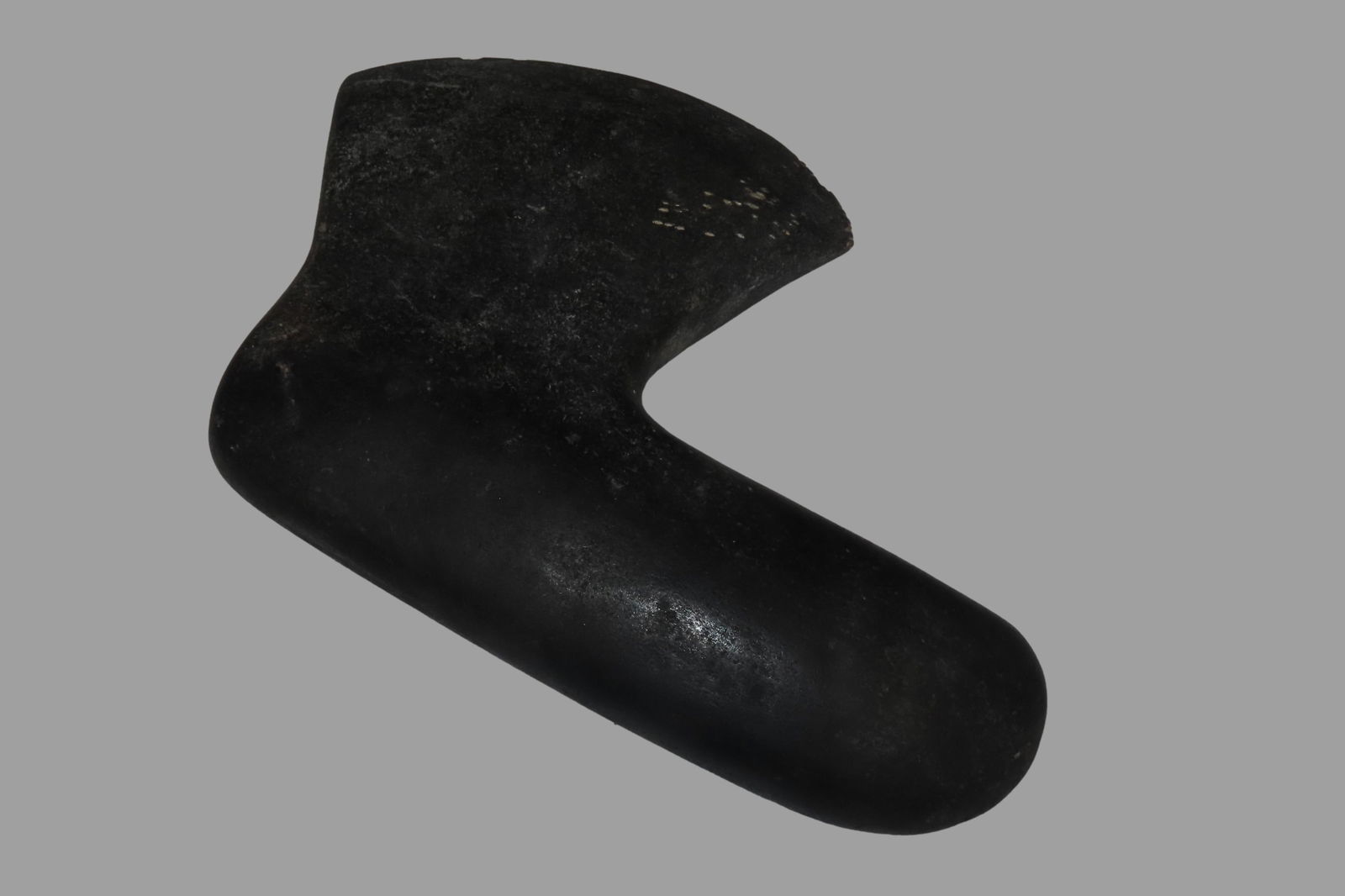 9 3/8" x 6 3/8" Pre-Columbian Hardstone Votive(Ceremonial)Hand Axe, Motley COA, from Ecuador, (1 of 9)