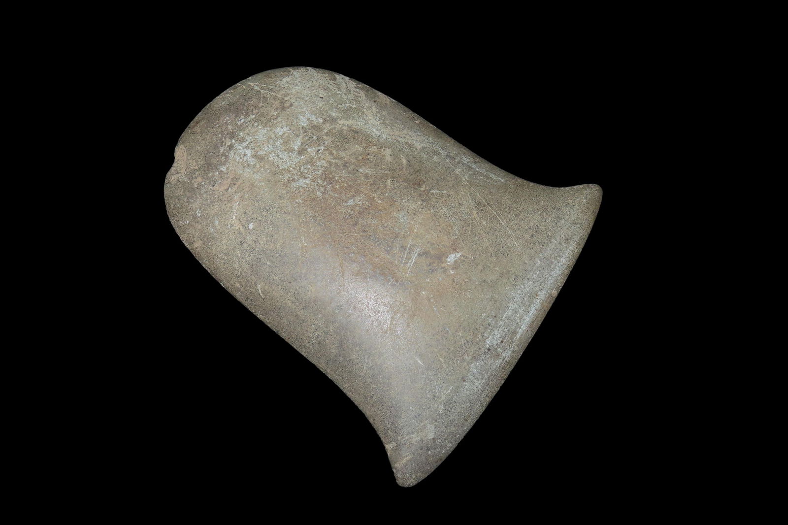 5 3/4" x 5" Pre-Columbian Colorful Hardstone Votive(Ceremonial)Hand Axe, Motley COA, from Ecuador, (1 of 10)