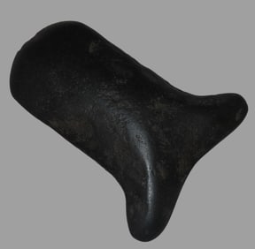 5 5/8" x 4 3/8" Pre-Columbian Colorful Hardstone Votive(Ceremonial)Hand Axe, Motley COA, from