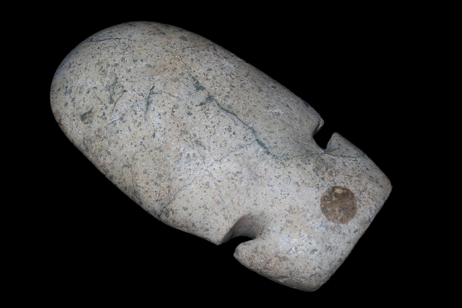 6 1/16" x 3 1/4" Pre-Columbian Colorful Hardstone Celt, Motley COA, from Ecuador, Ex Rich Atkins (1 of 10)