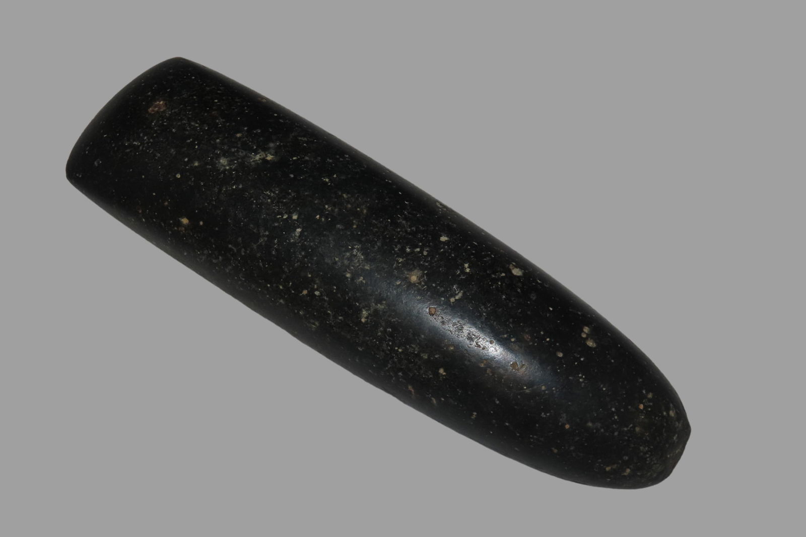 8 5/16" x 2 3/8" Pre-Columbian Colorful Hardstone Celt, Motley COA, from Ecuador, Ex Rich Atkins (1 of 10)