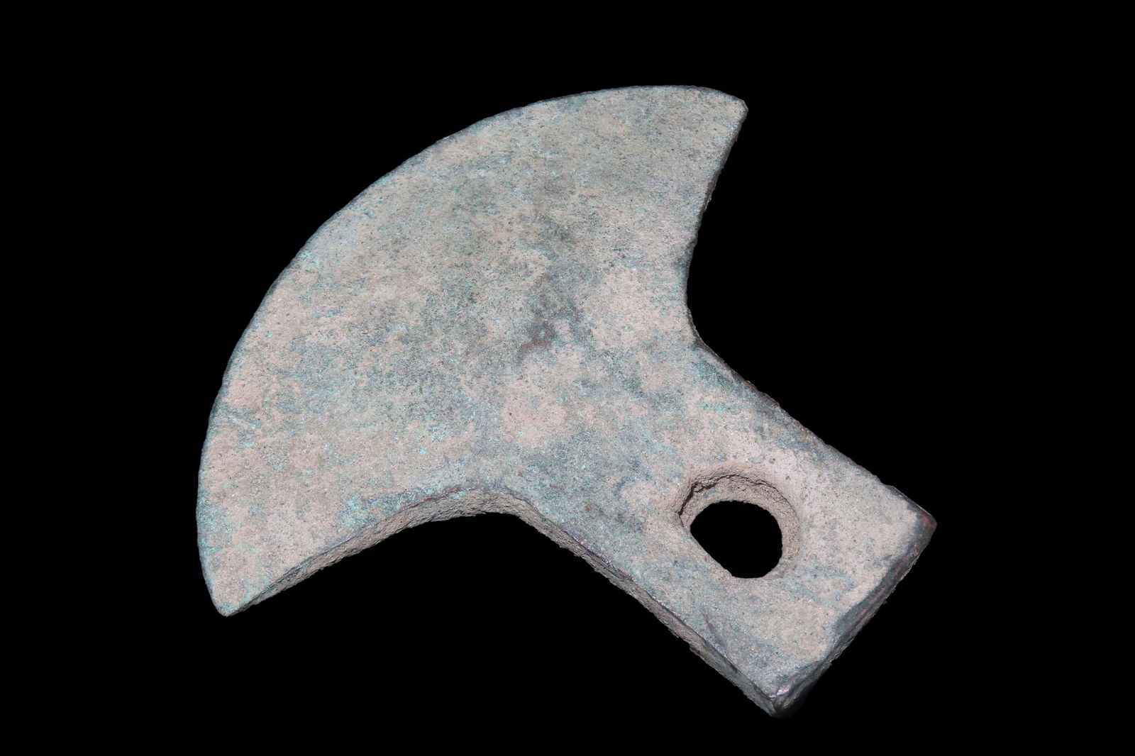 5 1/8" x 4 1/2" Pre-Columbian Copper Axe Head, Motley COA, from Ecuador, Inca Culture, Ex Rich: 5 1/8" x 4 1/2" Pre-Columbian Copper Axe Head, Motley COA, from Ecuador, Inca Culture, Ex Rich Atkins Collection