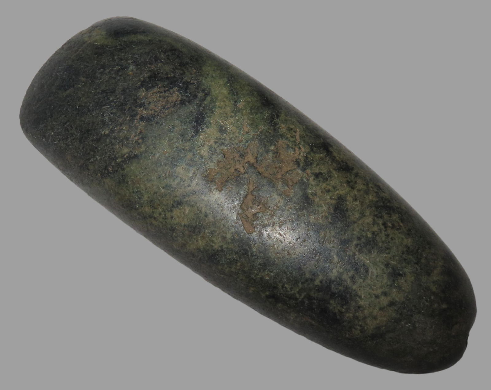 5 7/8" 2 1/4" Pre-Columbian Colorful Jadeite Celt, Motley COA, from Ecuador, Ex Rich Atkins (1 of 10)