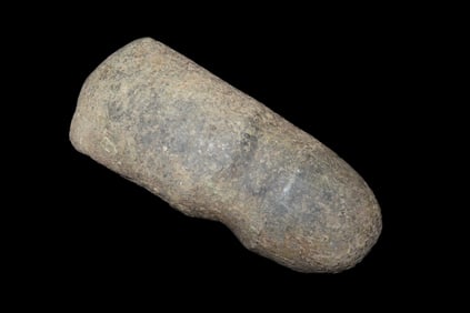 5 1/2" x 2 1/2" Pre-Columbian 3/4 Groove Celt, Made of Hardstone, from Ecuador, Ex Rich Atkins