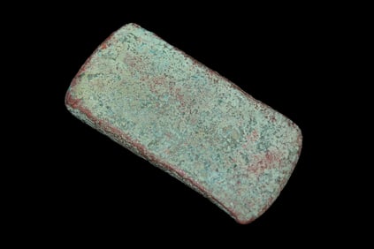 4" x 2" Pre-Columbian Cast Copper Axe or Chisel Head, from Ecuador, Incan Culture, Ex Rich Atkins